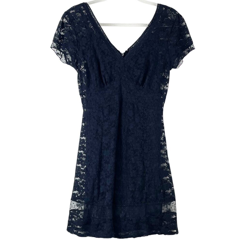 Royal Bones Women's Black Lace Knee Length Dress Size S Fairycore Witchycore